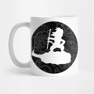 Goku silhouette inspired Mug